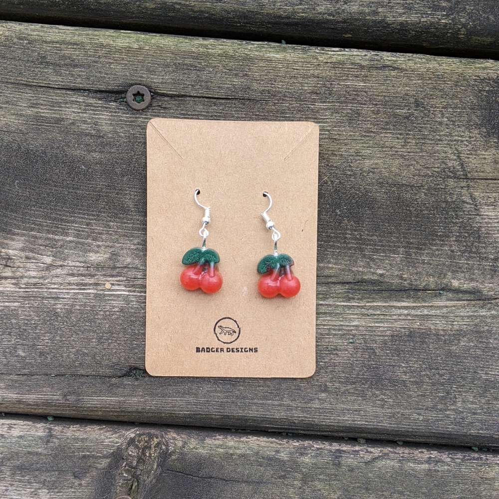 Cherry Dangle Earring
